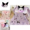 My Melody Cartoon Coral Fleece Travel Blanket With Soft Plush For Kids And Students