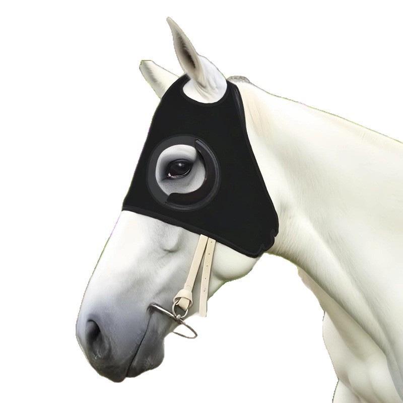 Reiterpferd-Gesichtsmaske - Mücken- und Insektenschutz Fliegennetz