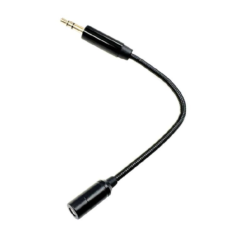 Stereo Boom Microphone With 160mm Adjustable Metal Rod Microphone Small Desktop Microphone