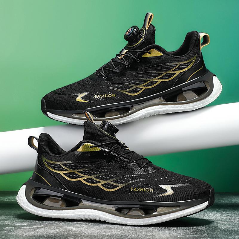 2024 Fashion Sneakers Casual Sneakers Breath Wear-resistant Mesh Cloth Shock Absorbent Running Shoes Outdoor Soft Walking Shoes