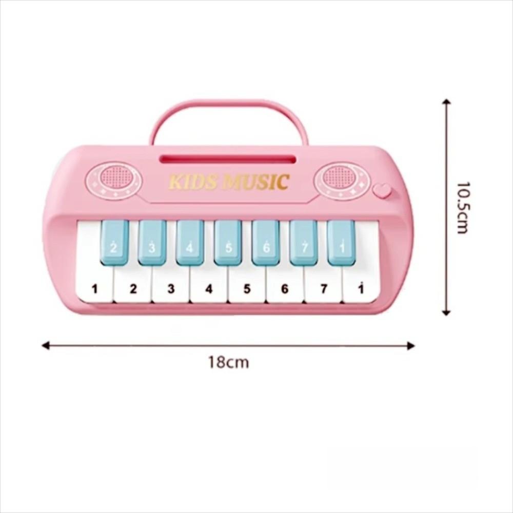 Digital Keyboard Musical Instrument Toy LED Light Music Learning Toy Mini Electronic Piano  Kids