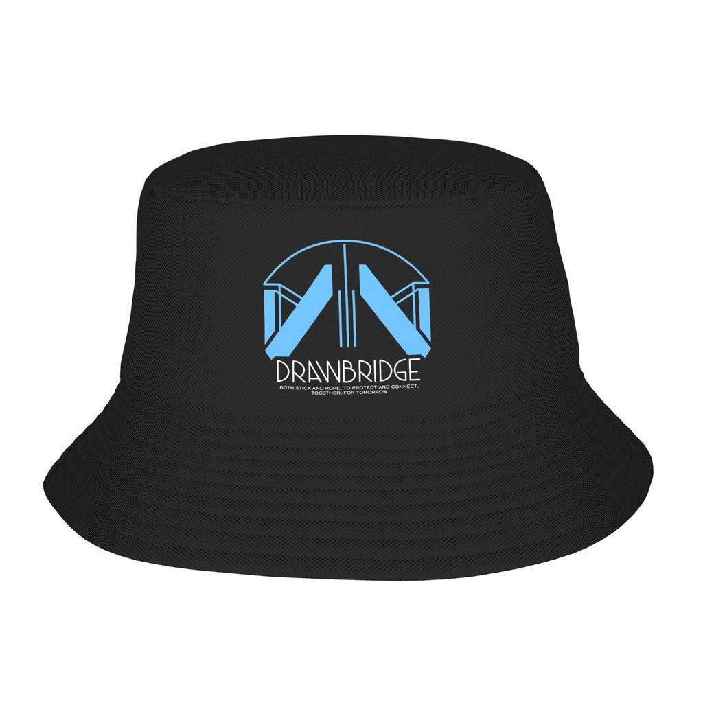 Unisex Drawbridge Logo Death Stranding Bucket Hat Foldable Fisherman s Summer Fashion Travel Hiking Caps Graphic Sun