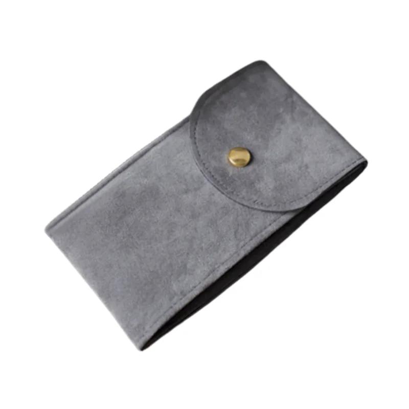 Taška na hodinky Modrá a černá Flaneletová dárková taška Cestovní úložné pouzdro Odolné přenosné pouzdro s ochranou proti prachu na hodinky