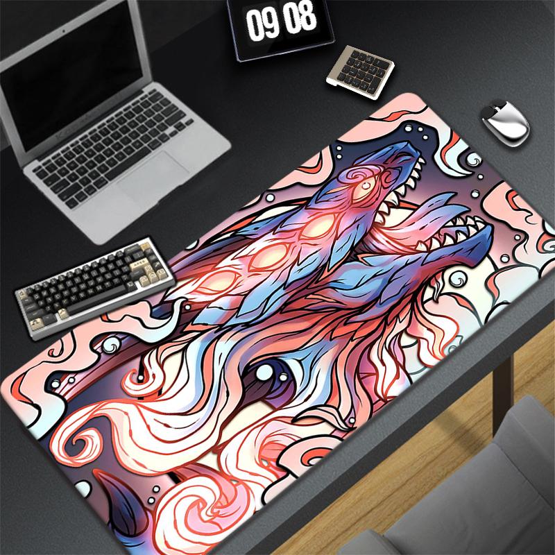 Monster Hunter Mouse Pad Gamer Mousepad Company Keyboard Mat Mause Gamer PC Cabinet Desk Table Pad Gaming Laptop Large Deskmat