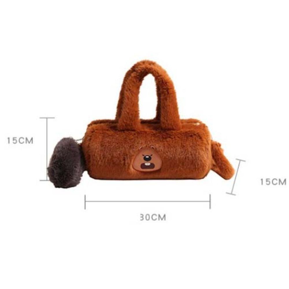 Plush Capybara Capybara Plush Backpack Animal Cartoon Cartoon Shoulder Bag Unisex