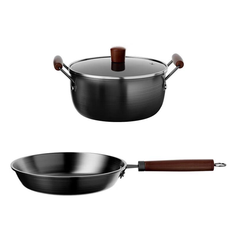 Velosan Non-Stick Micro-Pressure Soup Pot & Frying Pan Set