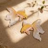 2Pcs Multi-Color Goldfish Embroidery Patches Fabric For T-Shirt Bags Hats Accessories Diy Iron On Stickers Repair