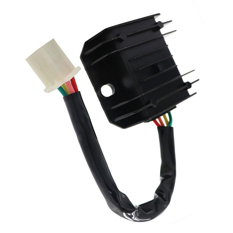 1/1 Pins Wired Motorcycle Rectifier Voltage Regulator 1/1 Pin FXD ZJ 11V GY6 Scooter ATV 11cc 111cc 111cc NEW