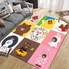 LINE FRIENDS Cute Style Square Area Rug, Non-Slip Floor Mat for Living Room, Perfect Gift for LINE FRIENDS Fans.chl