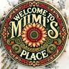 Metal Wall Art, Round Sunflower Sign Welcome To Mimis Sunshine, Home Gift