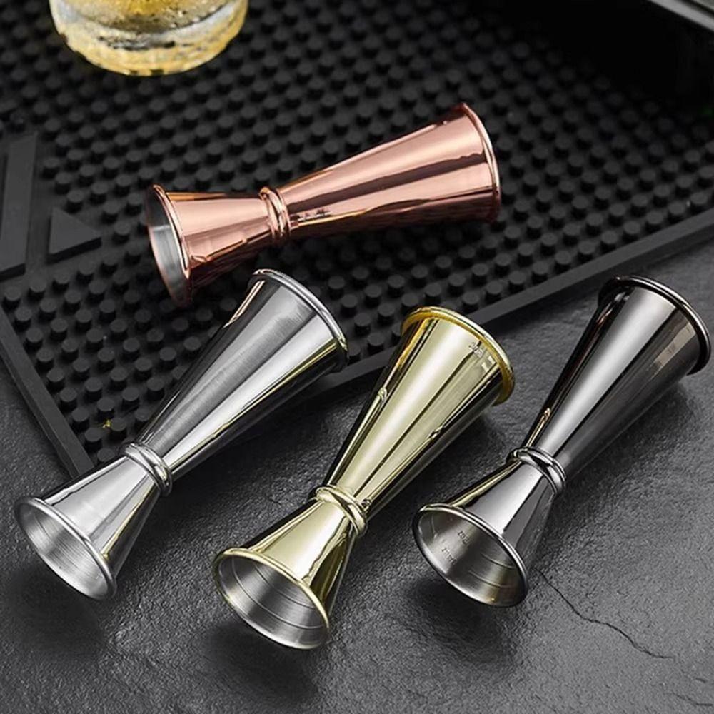 Stainless Steel Drink Spirit Measure Jigger Japanese Style Cocktail Measuring Cup  Bartending Tools