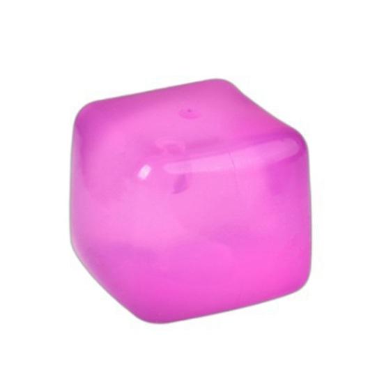 

Creative Ice Cube Squeeze Toy Transparent TPR Slow-Rising Fidget for Stress Relief Realistic Portable Decompression Gadget for Kids Adults Novelty