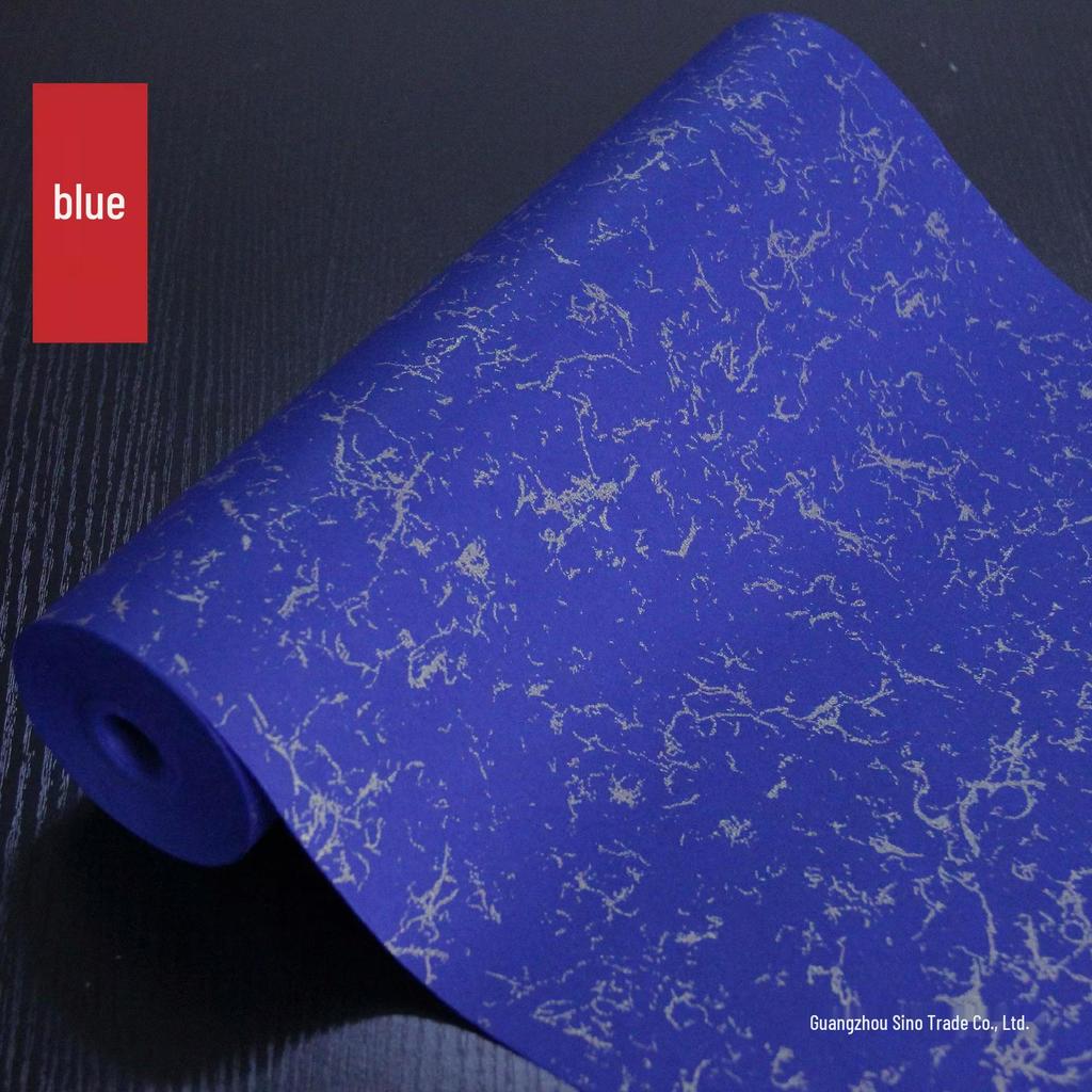 Gold-Flecked & Painted Silk Long Scroll: Thickened Semi-Sized Xuan Paper for Calligraphy & Mounting in Regular, Clerical, & Running Script.