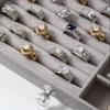 Large Capacity Acrylic Jewelry Organizer Stackable Drawer Jewelry Box Jewelry Display Box  Desktop