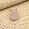 Beautiful Rose Quartz Gemstone Handmade 925 Sterling Silver Ring Jewelry