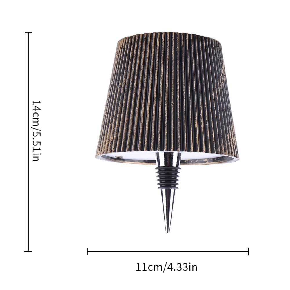 Weinflaschenlampe, LED-Tischlampe, Atmosphären-Nachtlicht, 3-farbig, stufenloses Dimmen, wiederaufladbare Touch-Control-Weinflaschenlampe