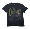 Oregon Ducks Distressed Retro T-shirt Medium Black NCAA Collegiate Sportswear Unisex Tee