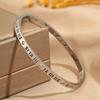 Hot-selling titanium steel bracelet, girls' high-end sense of fashion, popular light luxury in Europe and the United States, Gypsy star love diamond 