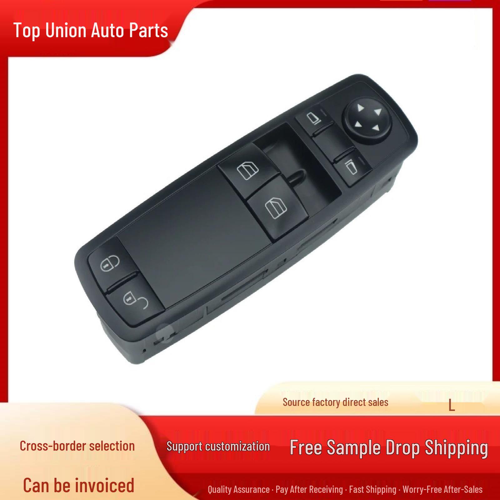 

Car Window Control Switch A1698206510 for Mercedes-Benz None