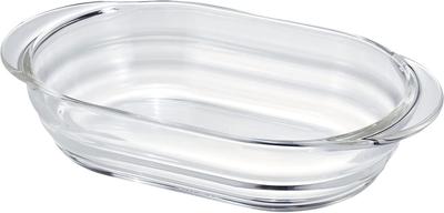 HARIO Made In Japan Glass Gratin BUONO Kitchen Clear (Hario) Heat-Resistant Dish, 600ml, HGZO-60-BK,