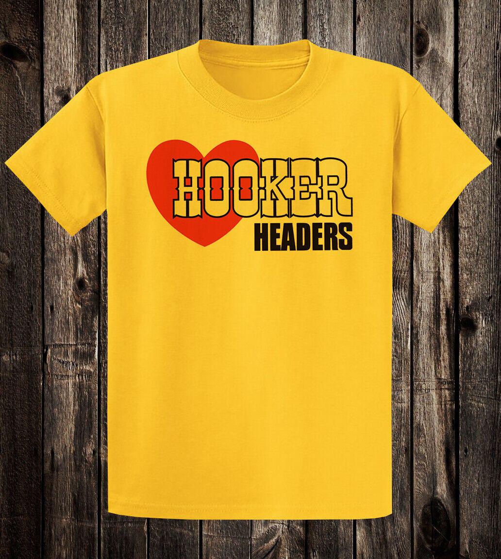 Футболка Hot Rod Drag Race Hooker Headers Speed Shop Racing Ностальгия S