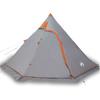 VidaXL Tente de camping tipi 5 personnes gris imperméable, tente, abri de camping, abri de jardin, tente de jardin, abri 4009409