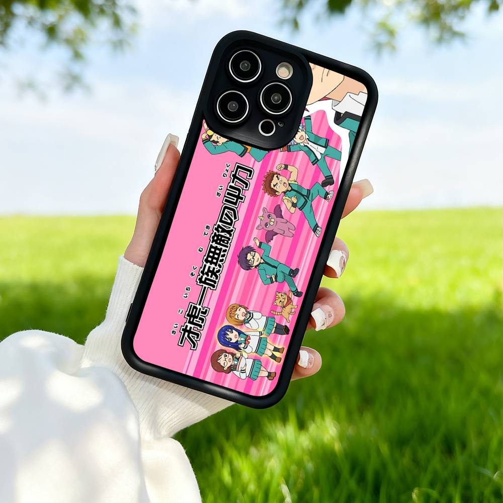 

The D-Disastrous Life Of Saiki K Phone Case Soft TPU For IPhone 11 12 13 14 15 16 17 Pro Max Shockproof Back iPhone 15