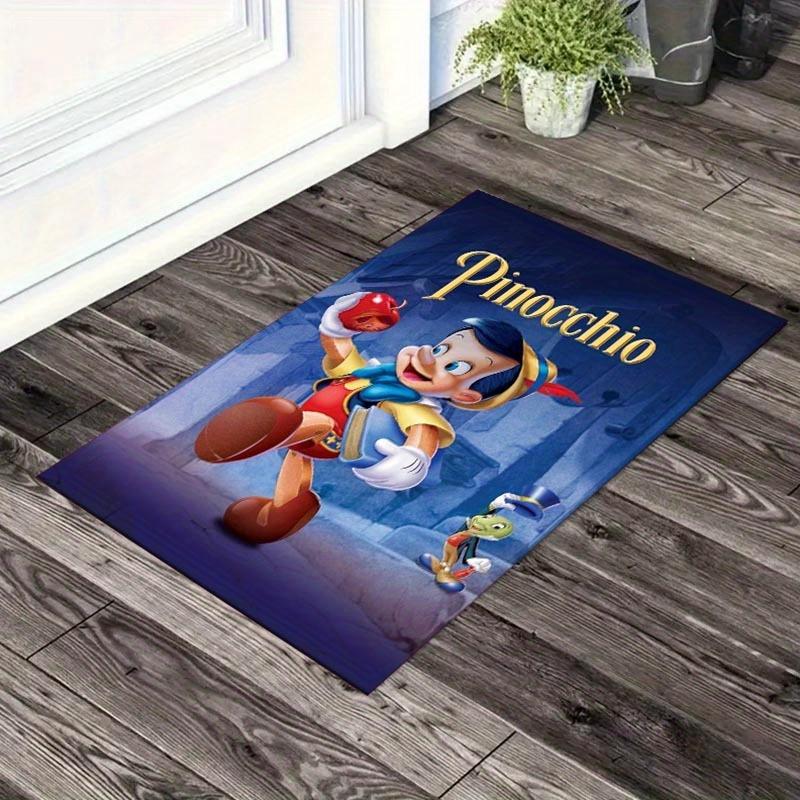 

1pc Pinocchio Pattern Area Rug Soft Flannel for Living Room, Office, Bedroom, Outdoor and Camping, Sofa Coffee Table 60cm by 90cm