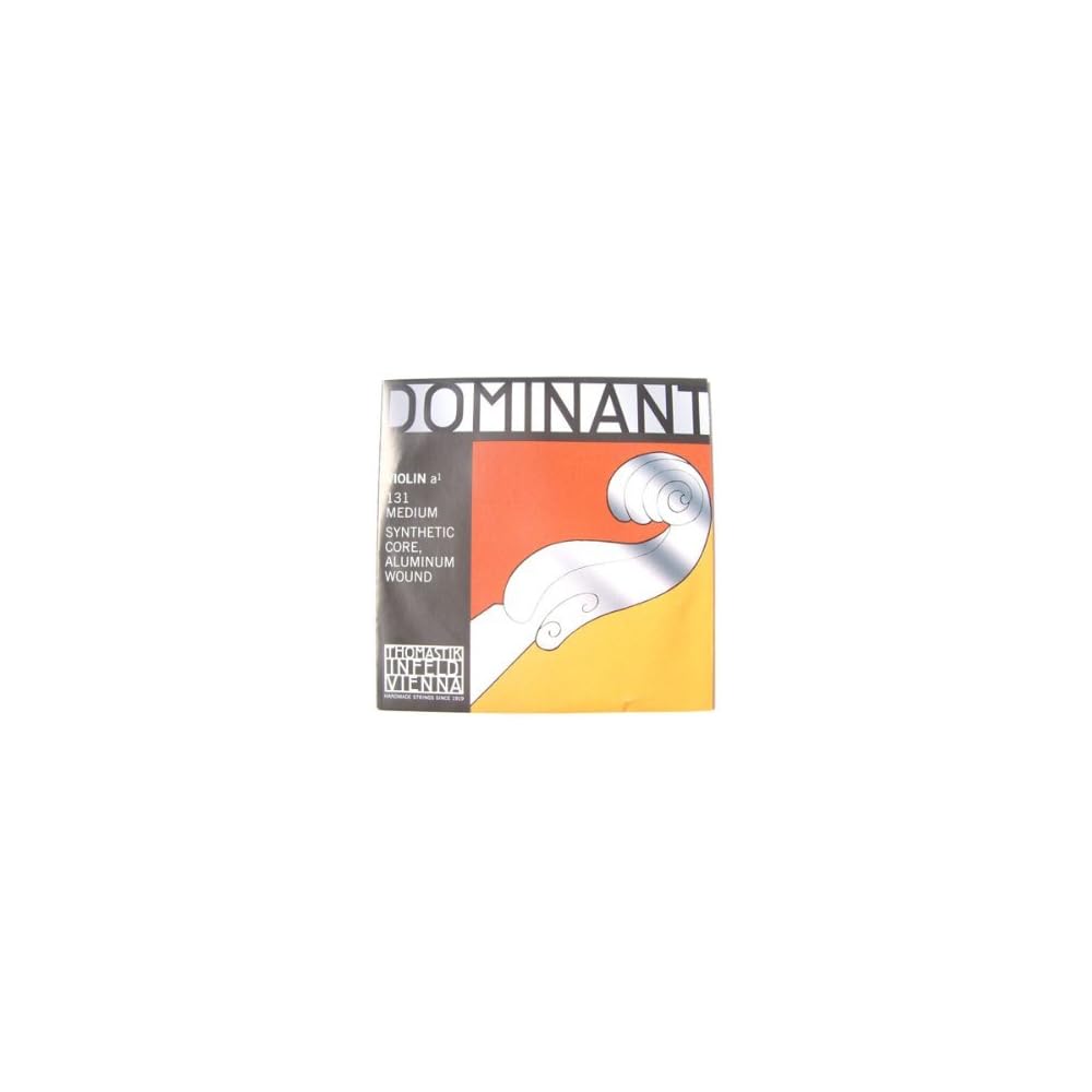 Thomastik Dominant No.131 Violin String, 1/4 Size, A String, Ball End, Nylon/Aluminum Wound, Dominant String