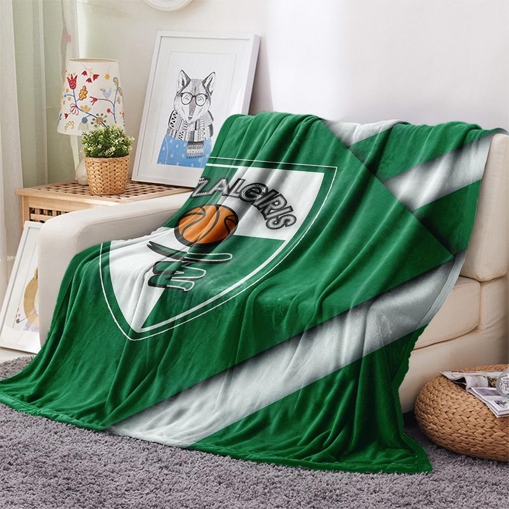 BC Žalgiris  Print Flannel Blanket, High quality Comfortable for All Seasons, Home Decor, Warmth and Comfort