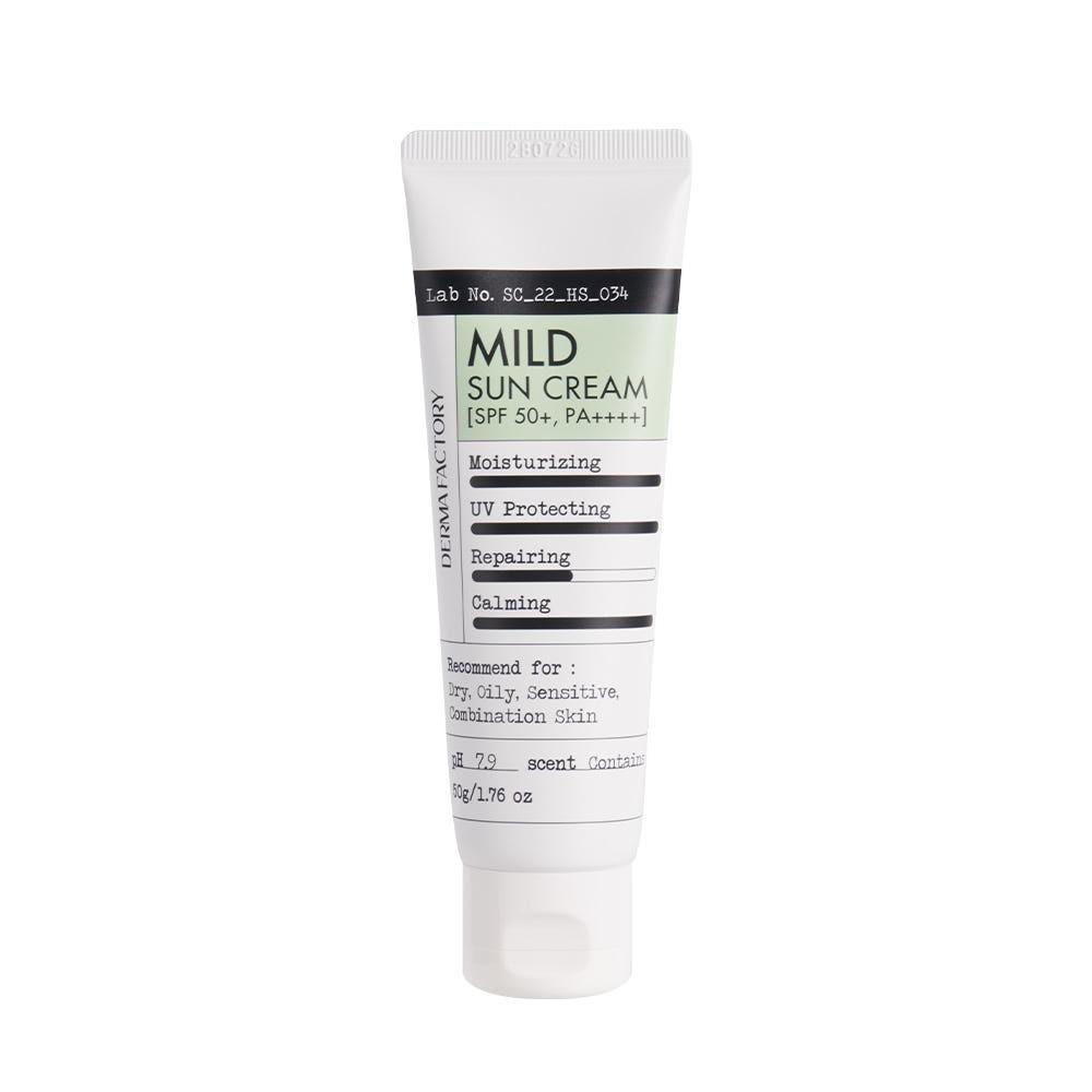 DERMA FACTORY Mineralische Milde Sonnencreme SPF50+ PA++++ UV-Schutz Tägliche Sonnencreme 50g K-Beauty