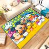 Cartoon Mickey Minnie Mouse Donald Duck Living Room Non-Slip Area Rug Soft Carpet for Bedroom Playroom Sofa,Home Decor Doormat