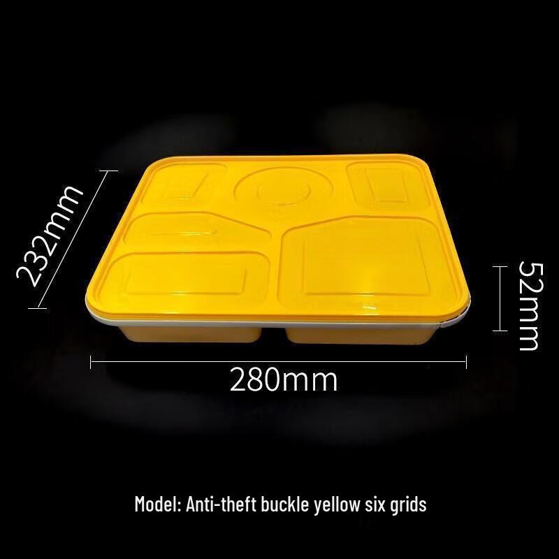 JINGRX Disposable Multi-Compartment Meal Prep Containers