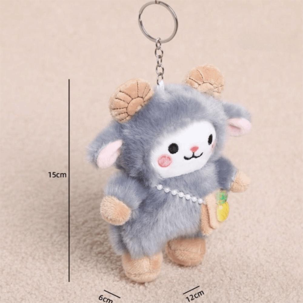 PP Cotton Plush Pendant Soft Plush Sheep Doll Portable Bag Charm  Key Accessory