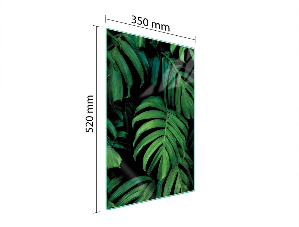 SZKLANA DESKA DO KROJENIA 35x52 MONSTERA