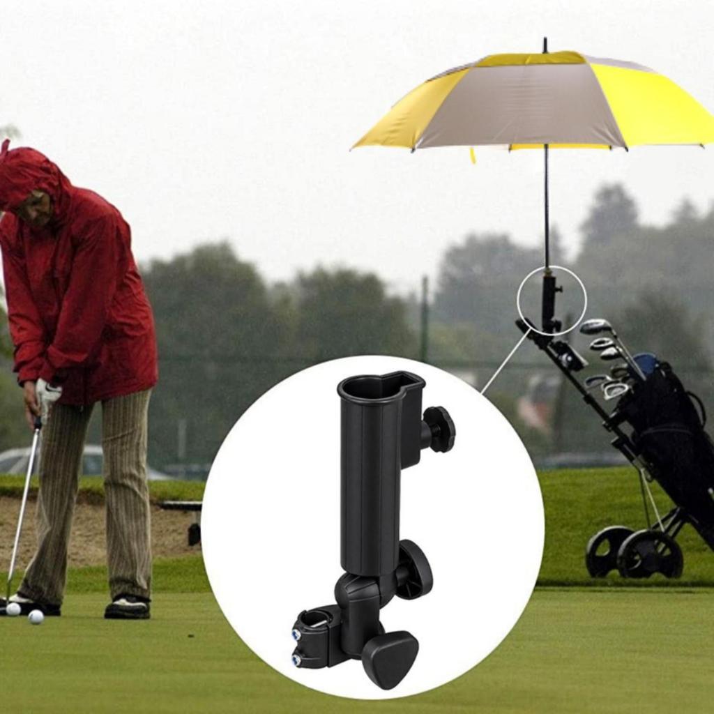 Utility Vehicle Umbrella Holder with Clamp Easy to Install Golf Bag Tightening