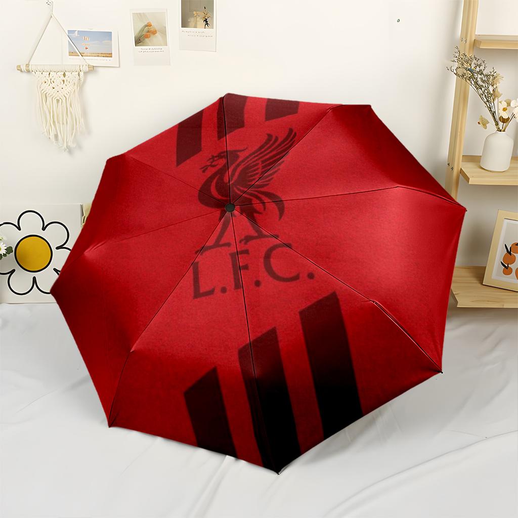 Liverpool Automatický deštník s 8 žebry Pevná konstrukce Pro celoroční použití Módní duchovní dárek