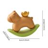Rocking Horse Figurine Desktop Resin Creative Decorative Statue for Office