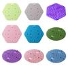 Foot Massager Mat Feet Pain Relief Pressure Point Pad Foot Relaxation Reflexology Pad Non-slip Anti-fatigue Walk Stone Acupressure Mat Massage Tool