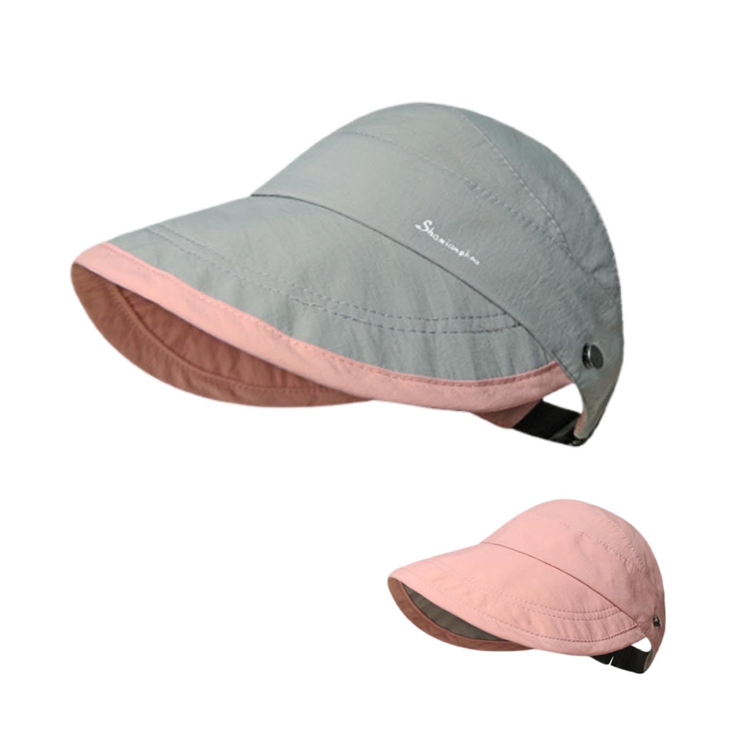 

Двусторонняя шляпа с защитой от УФ-лучей для использования на солнце, с полыми широкими полями, летняя, с маской, эластичный размер, солнце, быстро [Weuiean] Женщины, Стороны, Козырек, Шляпа, Поля,