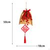 Chinese Year Decoration Door Sign Bowknot Party Supplies Pendant Spring Festival Hanging