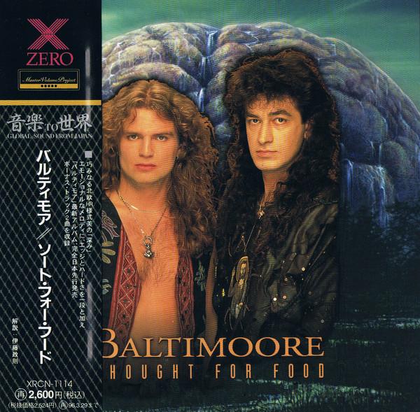 

CD BALTIMOORE - Thought For Food XRCN1114 ZERO CORPORATIO 1994 Japan Rock Used