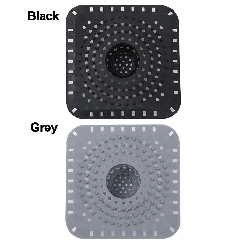 Silicone Sewer Outfall Drain Filter Round Shape Anti-blocking Floor Drain Mesh Cover Hair Clean Up Sink Strainer Filter