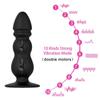 10-Speed Vibrating Prostate Massager - Wireless Remote Control Silicone Anal Plug for Men, G-Spot & Backdoor Stimulation Adult Toy