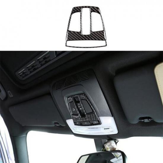 2013- Real Carbon Fiber Front Reading Light Lamp Trim For BMW 3 4 Series GT