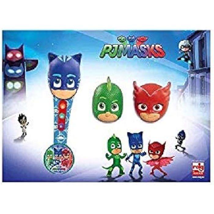 Micro De Main - REIG - PJ Mask - Multicolore - 3 Têtes - À Partir De 3 Ans