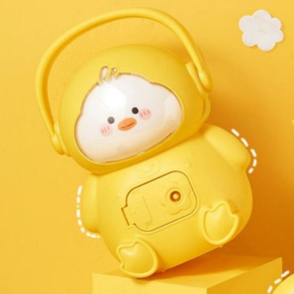 Kreative Niedliche Enten-Spardose mit Schlüssel Cartoon Entenförmige Münzaufbewahrungsbox Schlüssel zum Entsperren Großes Fassungsvermögen Spardose Aufbewahrungsglas