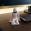 Cool E-sports Room Decor 3D Printed Masked Hottie Ornament, Mysterious Character Figurine, Stable Creative Office Desk Gadgets Base Desktop