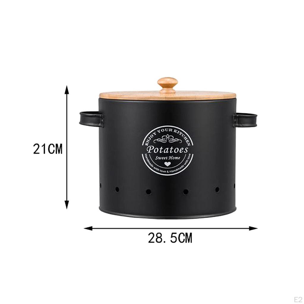Küchen Gemüse Aufbewahrungsdosen Behälter Kartoffel Zwiebel Knoblauch Behälter