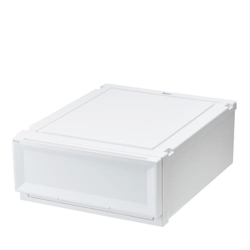 [.co.jp Exclusive] Tenma Fits Case Advance Storage Box, 45cm Wide x 55cm Deep x 20cm High, Closet Storage Case, Sagging-Resistant Clothing Case, Made